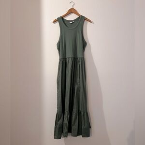 The Gap cotton midi/maxi dress in sage green size XXL